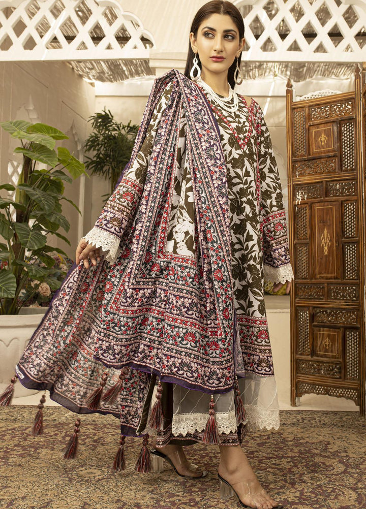 Rangreza By AY Textile Printed Lawn Suits Unstitched 3 Piece AYT23R D2 - Summer Collection
