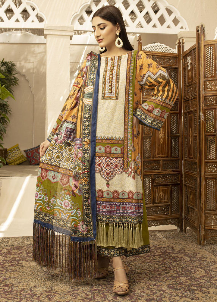 Rangreza By AY Textile Printed Lawn Suits Unstitched 3 Piece AYT23R D9 - Summer Collection