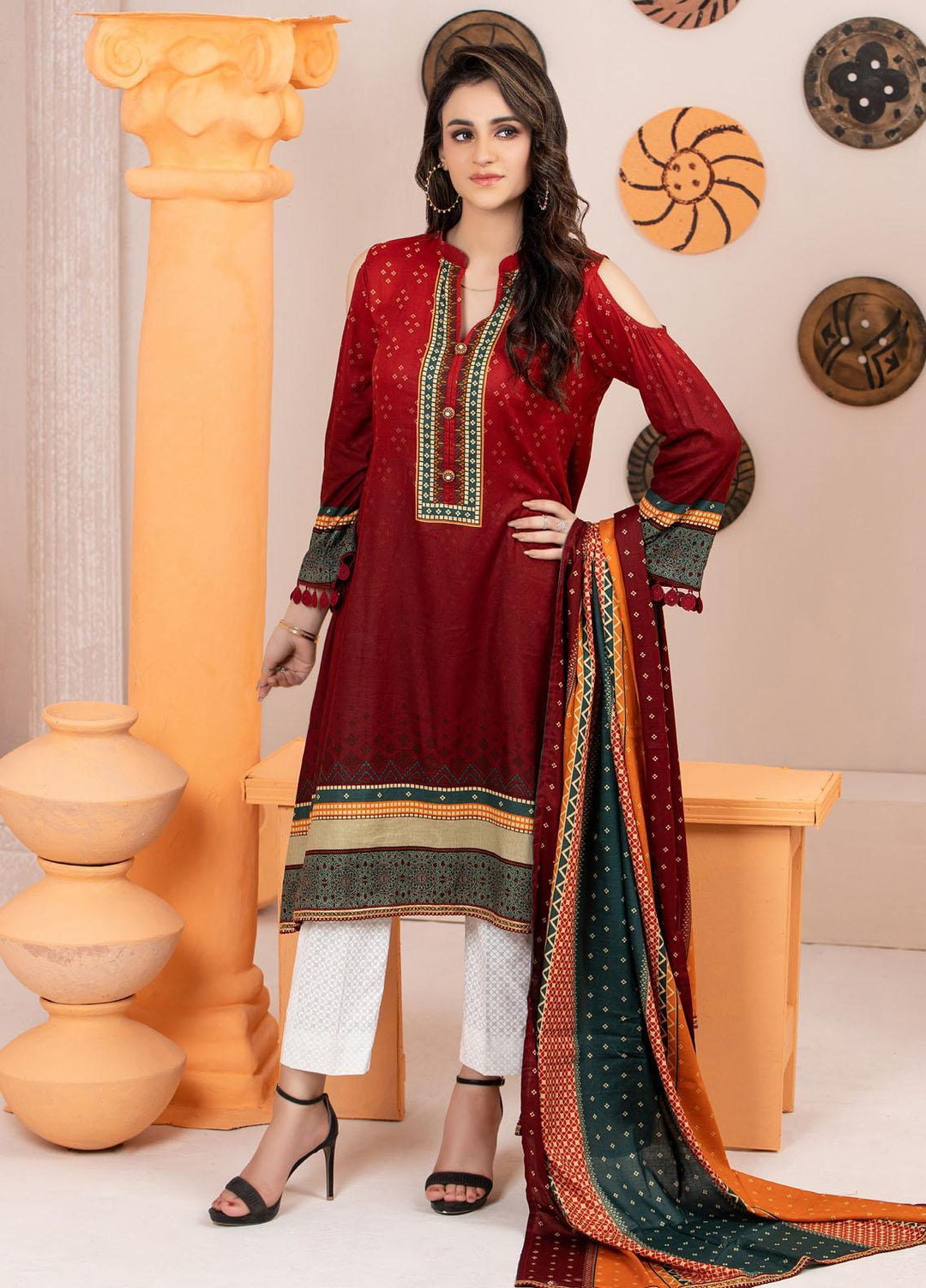 Rangreza by ZS Textiles Printed Cotton Suits Unstitched 3 Piece ZS21RM ZS-07 - Mid Summer Collection