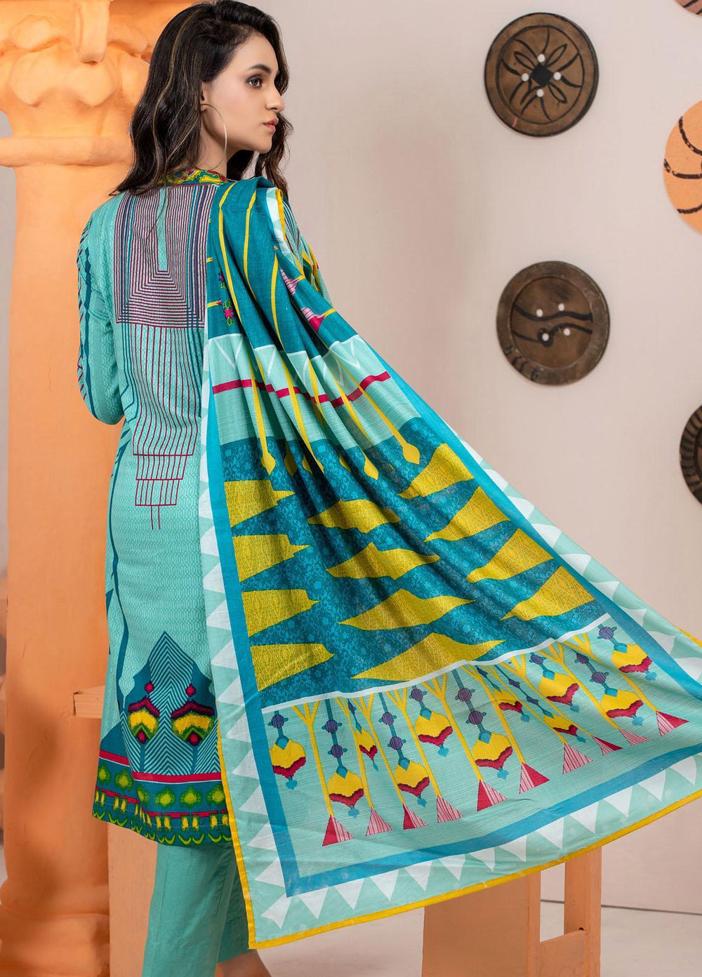 Rangreza by ZS Textiles Printed Cotton Suits Unstitched 3 Piece ZS21RM ZS-09 - Mid Summer Collection
