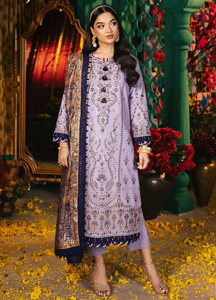 Rania By Asim Jofa Embroidered Jacquard Suit Unstitched 3 Piece AJ24R AJRA-19 - Festive Collection