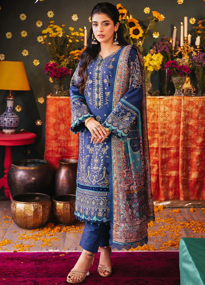 Rania By Asim Jofa Embroidered Jacquard Suit Unstitched 3 Piece AJ24R AJRA-24 - Festive Collection