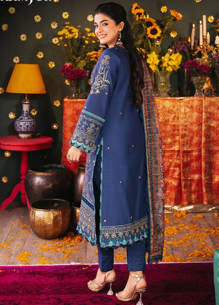 Rania By Asim Jofa Embroidered Jacquard Suit Unstitched 3 Piece AJ24R AJRA-24 - Festive Collection
