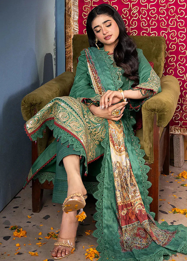 Rania By Asim Jofa Embroidered Jacquard Suit Unstitched 3 Piece AJ24R AJRA-25 - Festive Collection