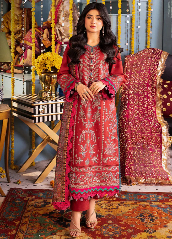 Rania By Asim Jofa Embroidered Jacquard Suit Unstitched 3 Piece AJ24R AJRA-26 - Festive Collection