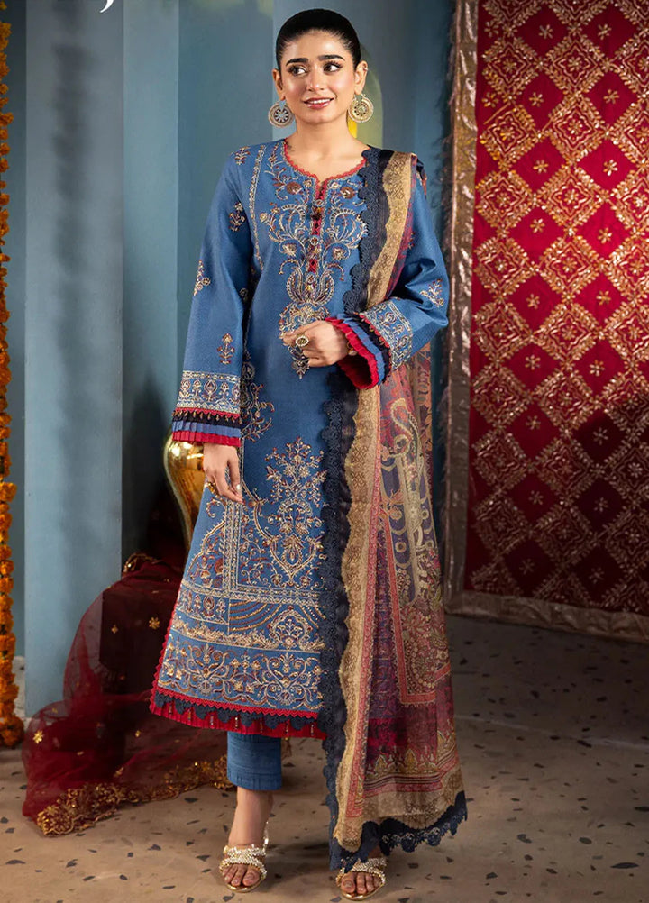 Rania By Asim Jofa Embroidered Jacquard Suit Unstitched 3 Piece AJ24R AJRA-27 - Festive Collection
