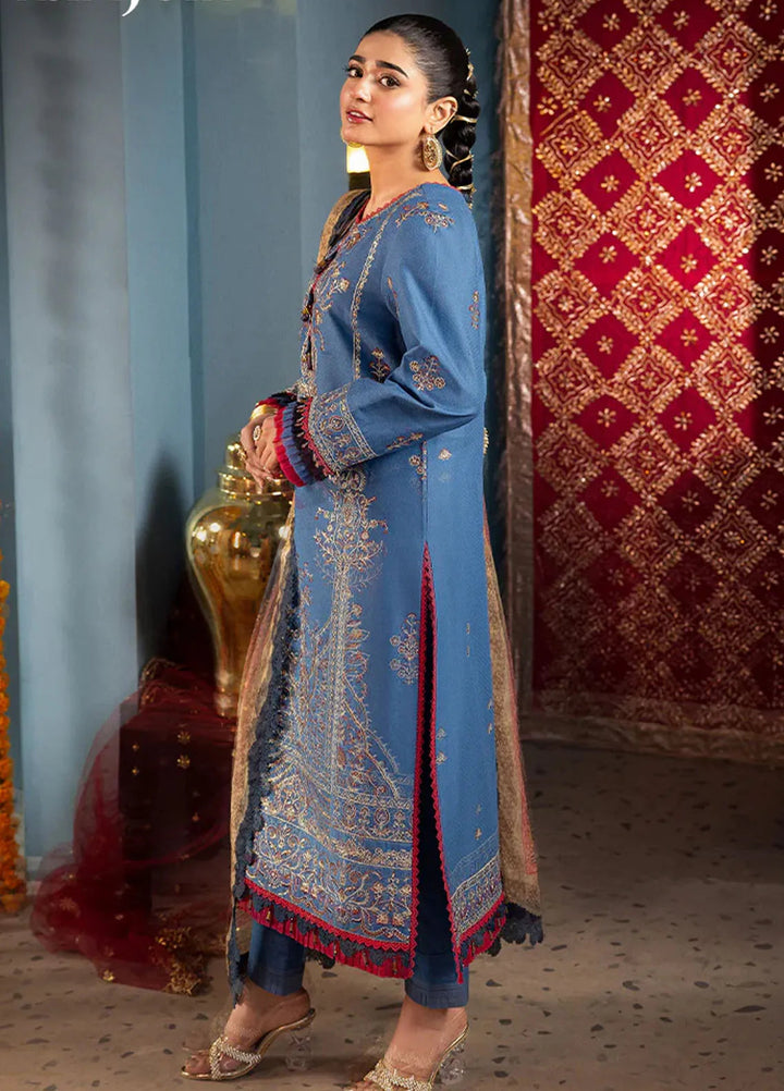 Rania By Asim Jofa Embroidered Jacquard Suit Unstitched 3 Piece AJ24R AJRA-27 - Festive Collection