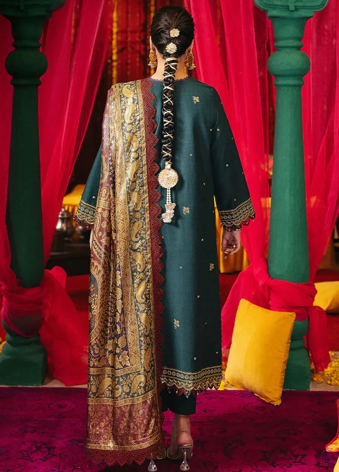 Rania By Asim Jofa Embroidered Lawn Suit Unstitched 3 Piece AJ24R AJRA-30 - Festive Collection