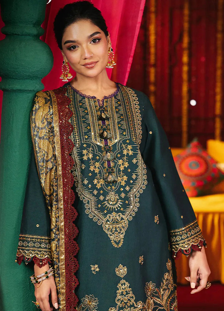 Rania By Asim Jofa Embroidered Lawn Suit Unstitched 3 Piece AJ24R AJRA-30 - Festive Collection