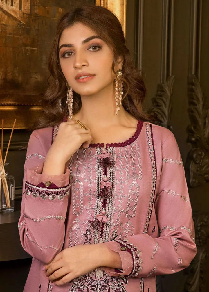 Rania by Asim Jofa Embroidered Lawn Unstitched Suit 2 Piece AJ23R AJRP-22 - Summer Collection