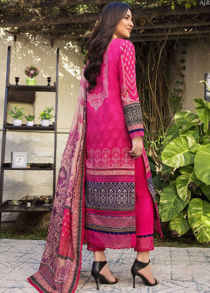 Rania by Asim Jofa Embroidered Lawn Suits Unstitched 3 Piece AJ23R AJRP-04 - Summer Collection