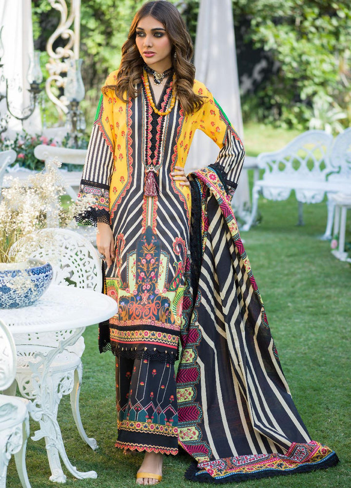 Rania By Asim Jofa Printed Lawn Suits Unstitched 3 Piece AJ22RB AJPR-03 - Summer Collection