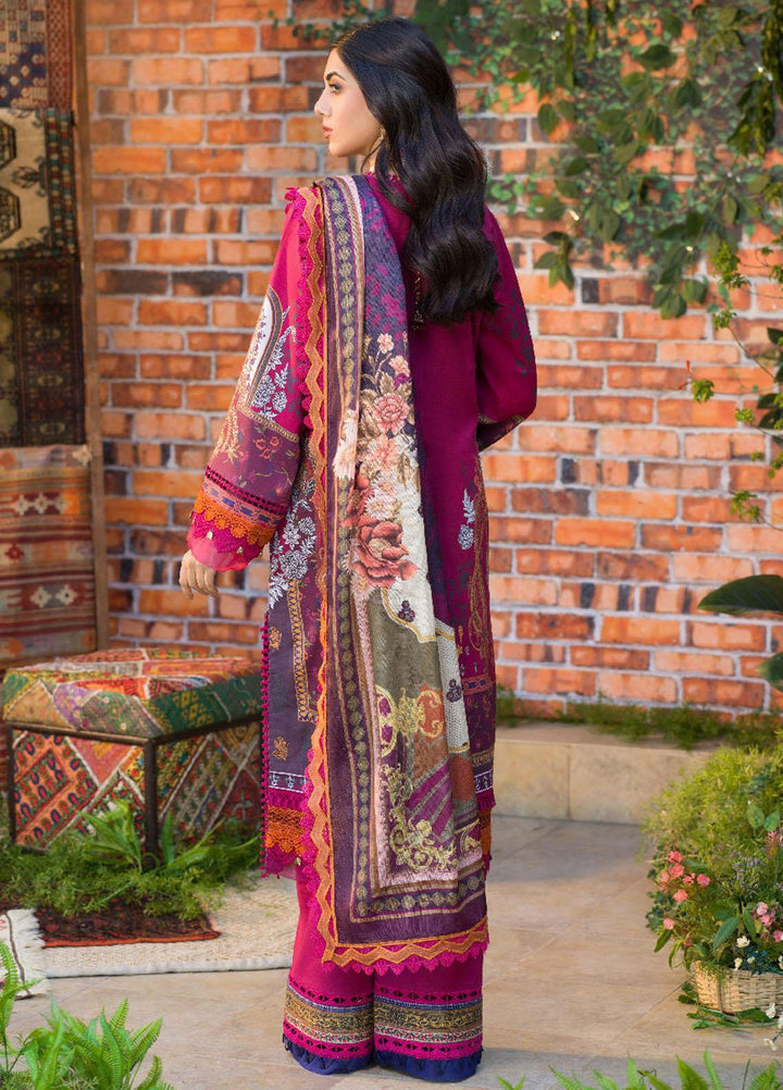 Rania By Asim Jofa Embroidered Lawn Suits Unstitched 3 Piece AJ22RB AJPR-04 - Summer Collection