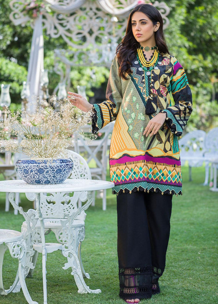 Rania By Asim Jofa Printed Lawn Unstitched Kurti AJ22RB AJPR-27 - Summer Collection