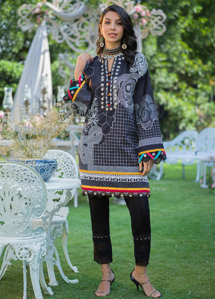 Rania By Asim Jofa Embroidered Lawn Unstitched Kurti AJ22RB AJPR-28 - Summer Collection