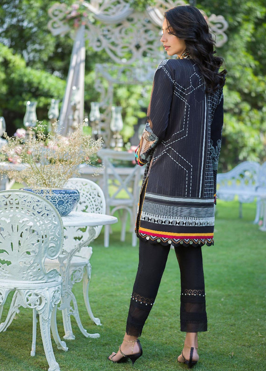 Rania By Asim Jofa Embroidered Lawn Unstitched Kurti AJ22RB AJPR-28 - Summer Collection
