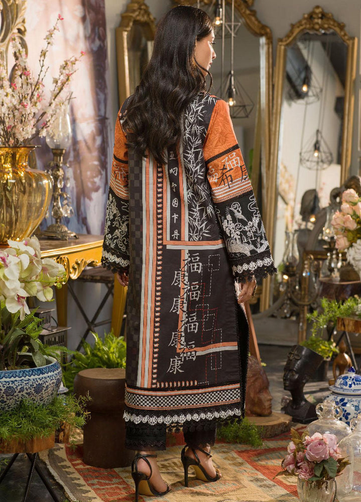 Rania By Asim Jofa Embroidered Lawn Unstitched Kurti AJ22RB AJPR-29 - Summer Collection