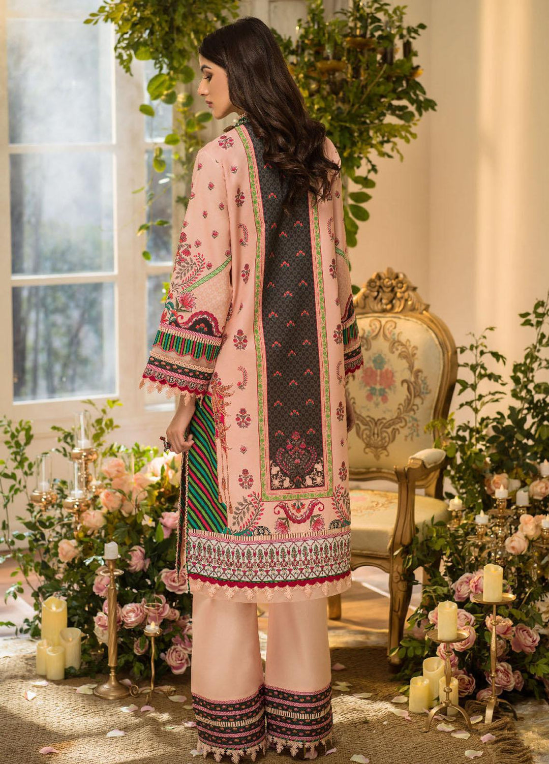 Rania By Asim Jofa Embroidered Lawn Unstitched Kurti AJ22RB AJPR-30 - Summer Collection