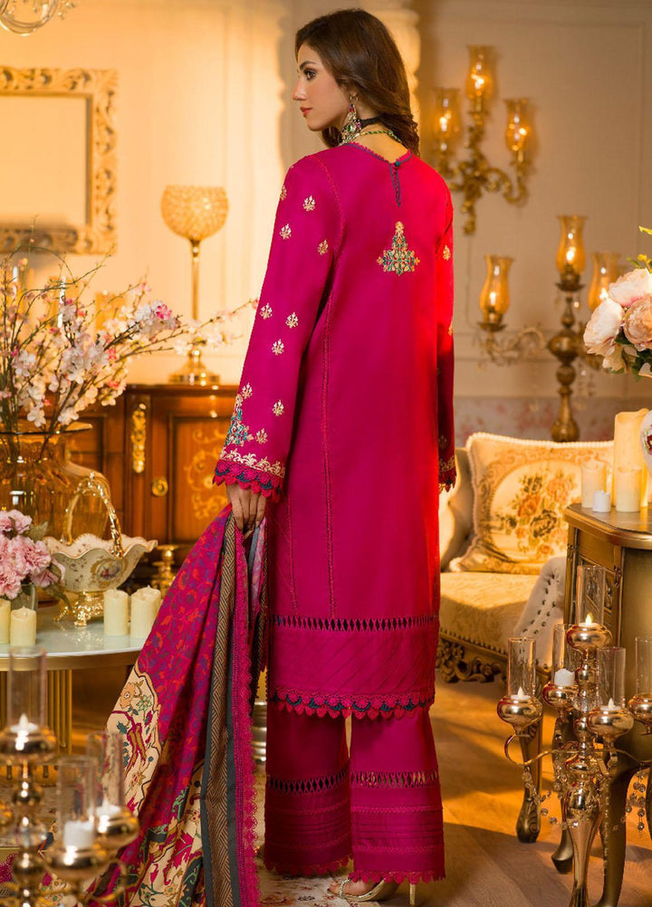 Rania By Asim Jofa Embroidered Lawn Suits Unstitched 3 Piece AJ22RR AJPR-31 - Summer Collection