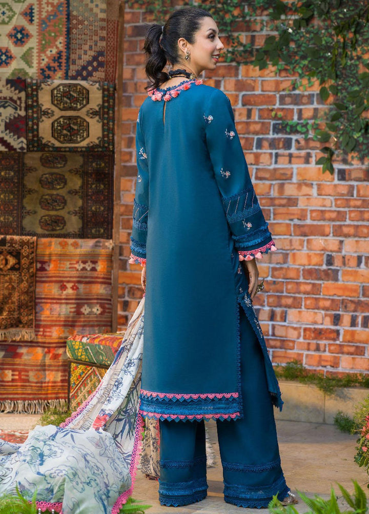 Rania By Asim Jofa Embroidered Lawn Suits Unstitched 3 Piece AJ22RR AJPR-37 - Summer Collection