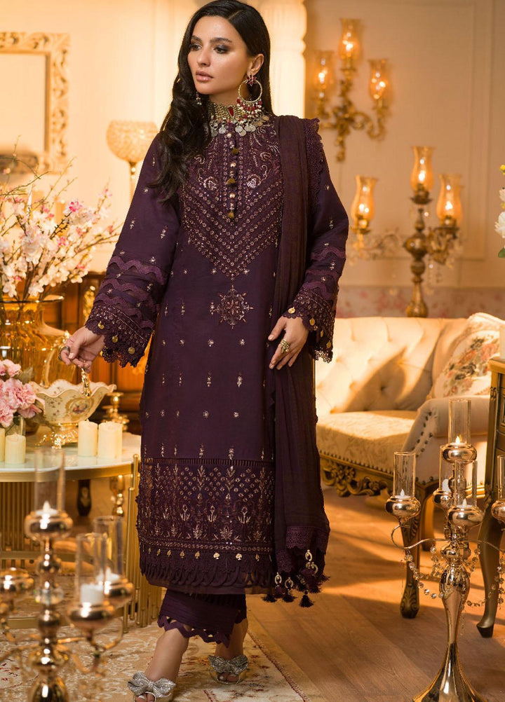 Rania By Asim Jofa Embroidered Lawn Suits Unstitched 3 Piece AJ22RR AJPR-39 - Summer Collection
