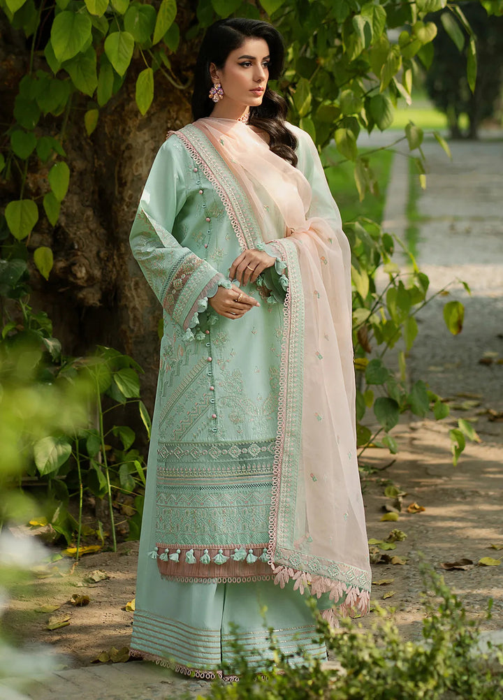Rania by Hana Embroidered Lawn Suit Unstitched 3 Piece HN25RS Ayla - KSL25-12 - Summer Collection