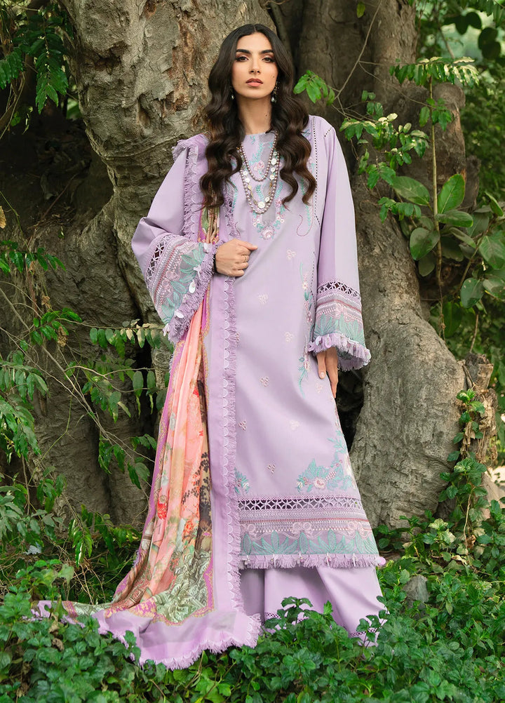 Rania by Hana Embroidered Lawn Suit Unstitched 3 Piece HN25RS Ayzel - KSL25-01 - Summer Collection