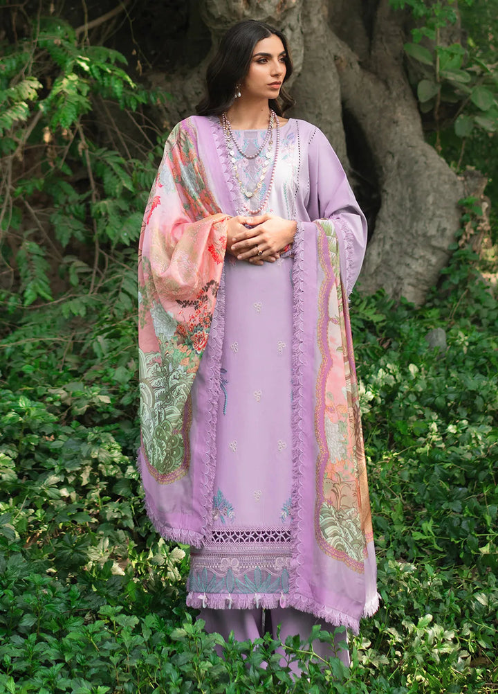 Rania by Hana Embroidered Lawn Suit Unstitched 3 Piece HN25RS Ayzel - KSL25-01 - Summer Collection