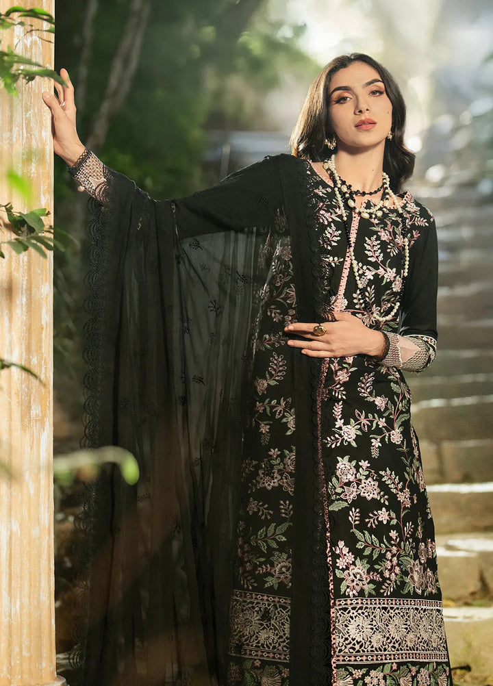 Rania by Hana Embroidered Lawn Suit Unstitched 3 Piece HN25RS Isn - KSL25-04 - Summer Collection