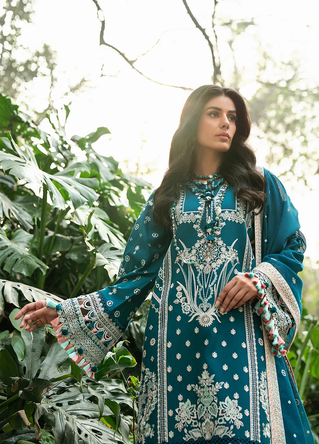 Rania by Hana Embroidered Lawn Suit Unstitched 3 Piece HN25RS Lale - KSL25-10 - Summer Collection