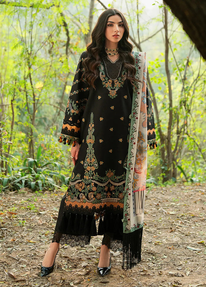 Rania by Hana Embroidered Lawn Suit Unstitched 3 Piece HN25RS Ruya - KSL25-02 - Summer Collection