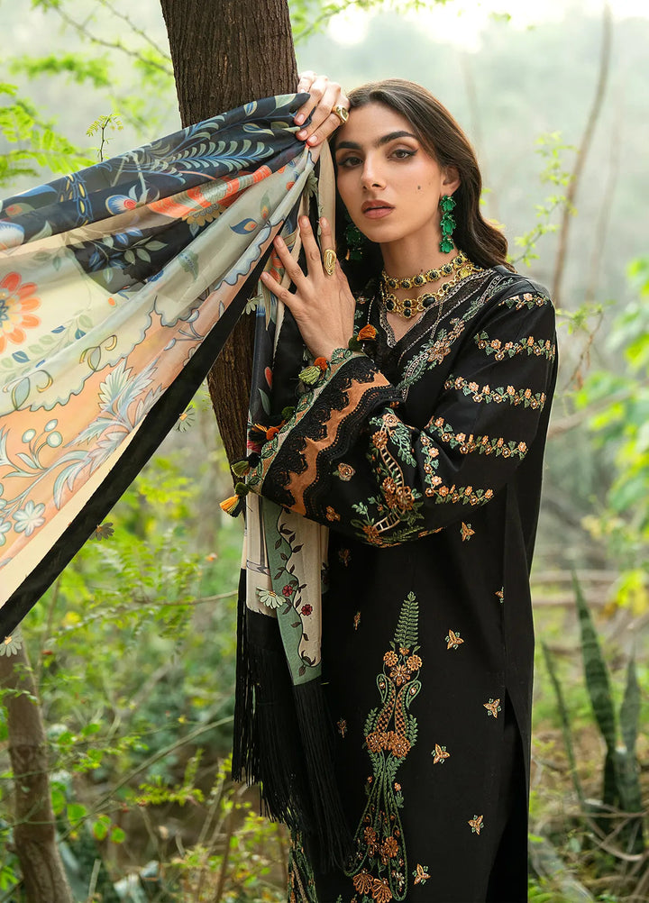 Rania by Hana Embroidered Lawn Suit Unstitched 3 Piece HN25RS Ruya - KSL25-02 - Summer Collection
