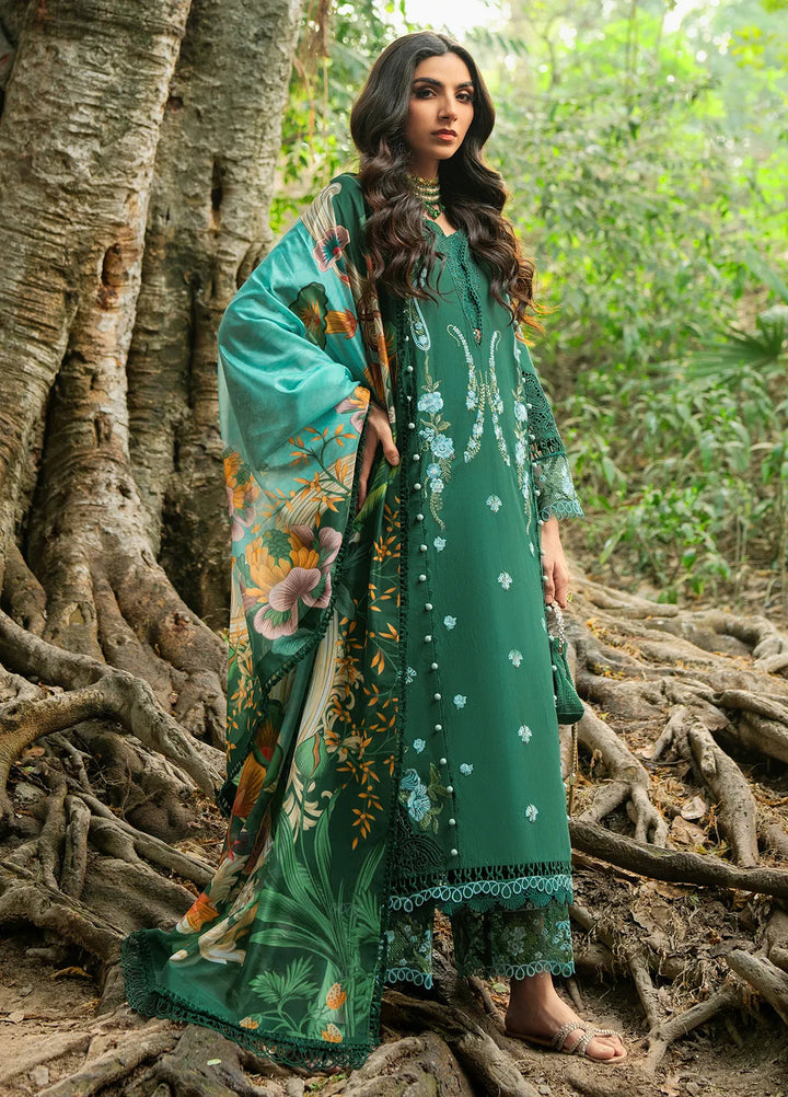 Rania by Hana Embroidered Lawn Suit Unstitched 3 Piece HN25RS Selin - KSL25-06 - Summer Collection