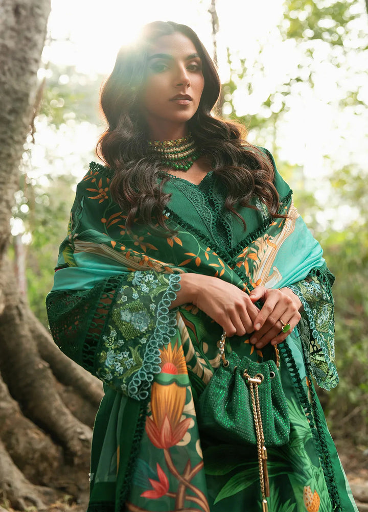 Rania by Hana Embroidered Lawn Suit Unstitched 3 Piece HN25RS Selin - KSL25-06 - Summer Collection