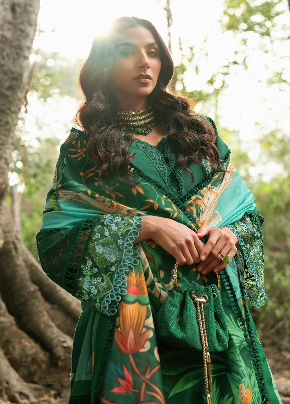 Rania by Hana Embroidered Lawn Suit Unstitched 3 Piece HN25RS Selin - KSL25-06 - Summer Collection