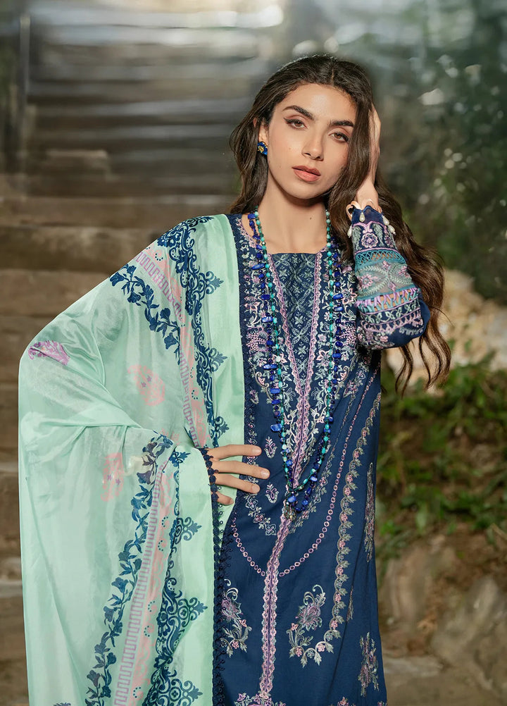 Rania by Hana Embroidered Lawn Suit Unstitched 3 Piece HN25RS Sinem- KSL25-05 - Summer Collection