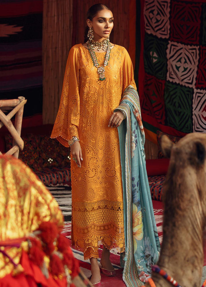 Ranisa by Nureh Embroidered Lawn Suits Unstitched 3 Piece NU21R 17 Seroli - Festive Collection