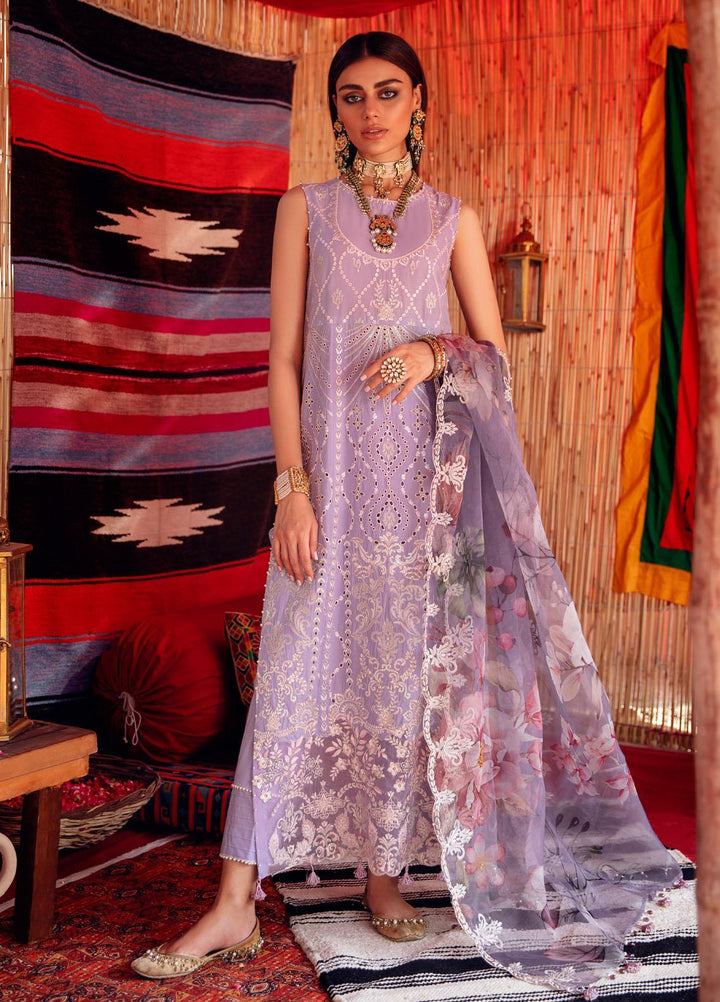 Ranisa by Nureh Embroidered Lawn Suits Unstitched 3 Piece NU21R 18 Eilnaz - Festive Collection