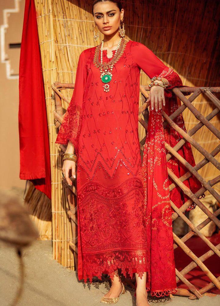 Ranisa by Nureh Embroidered Lawn Suits Unstitched 3 Piece NU21R 19 Noor - Festive Collection