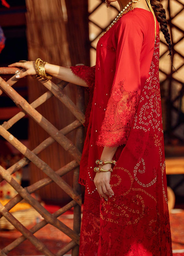 Ranisa by Nureh Embroidered Lawn Suits Unstitched 3 Piece NU21R 19 Noor - Festive Collection