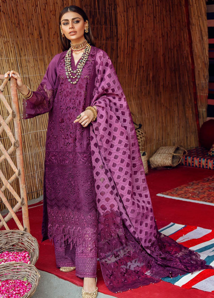 Ranisa by Nureh Embroidered Lawn Suits Unstitched 3 Piece NU21R 20 Rani - Festive Collection