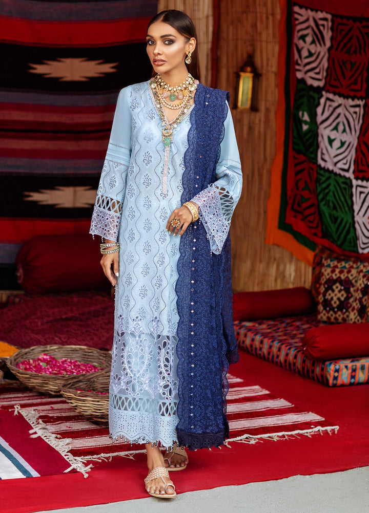 Ranisa by Nureh Embroidered Lawn Suits Unstitched 3 Piece NU21R 21 Morni - Festive Collection