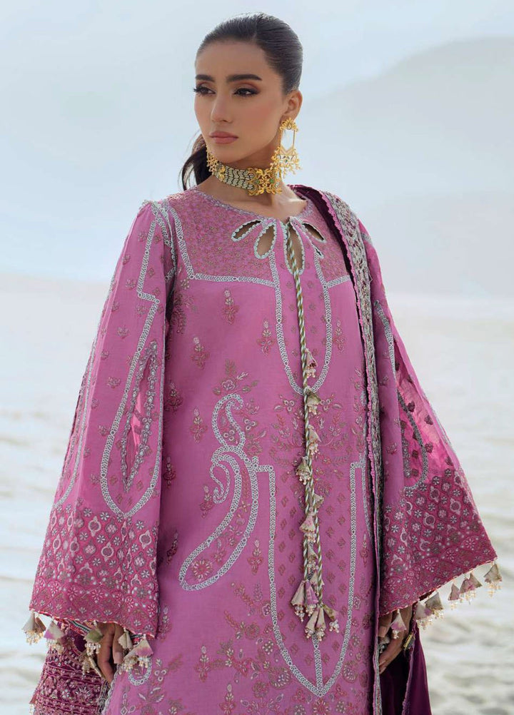 Raqs by Aik Atelier Embroidered Lawn Suits Unstitched 3 Piece AIK25RQ D-01 - Summer Collection