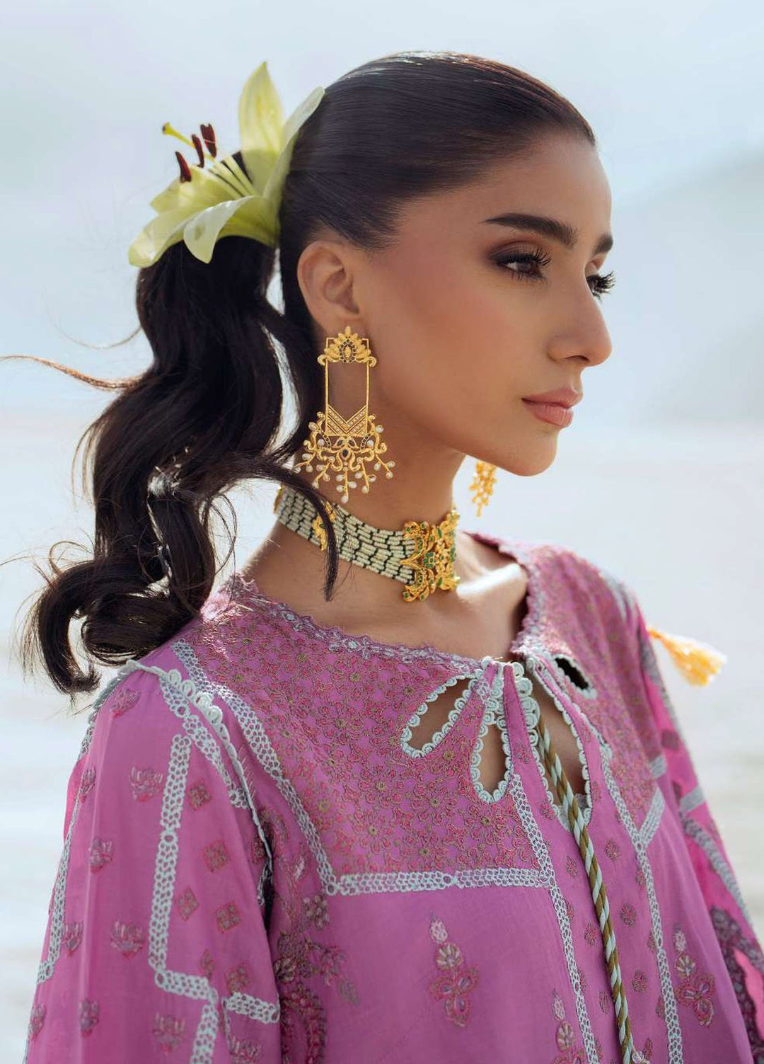 Raqs by Aik Atelier Embroidered Lawn Suits Unstitched 3 Piece AIK25RQ D-01 - Summer Collection