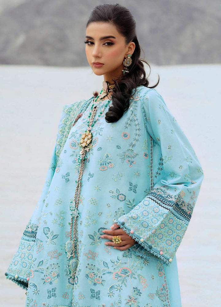Raqs by Aik Atelier Embroidered Lawn Suits Unstitched 3 Piece AIK25RQ D-03 - Summer Collection