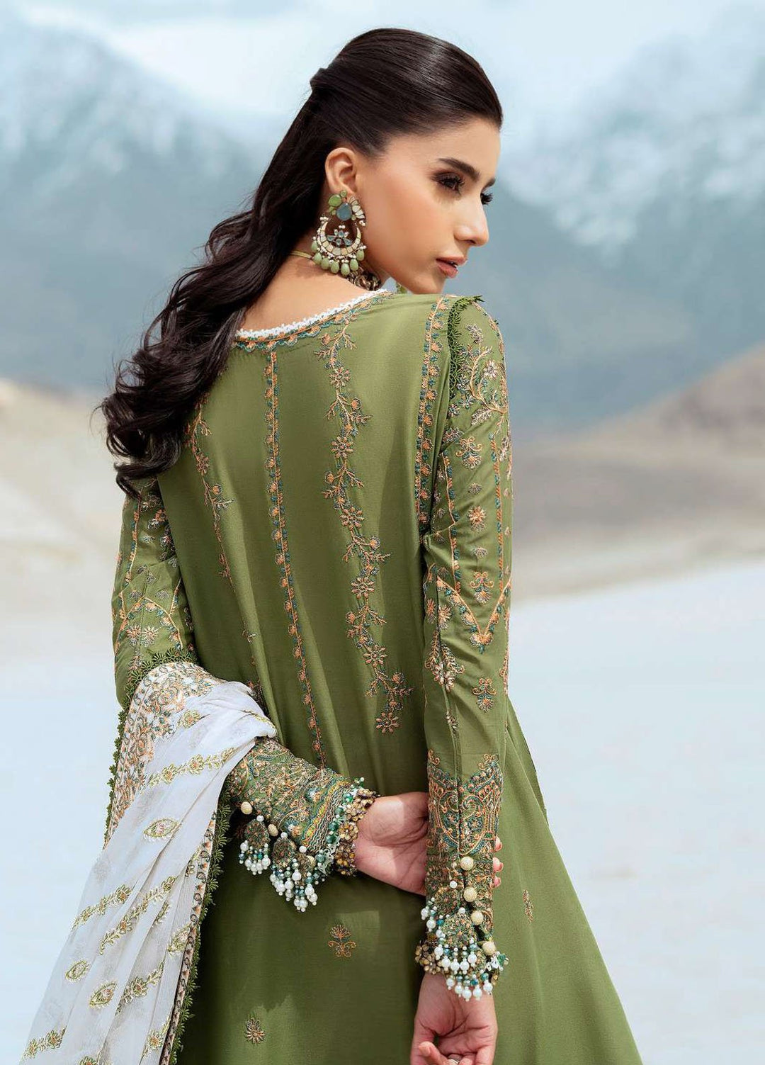 Raqs by Aik Atelier Embroidered Lawn Suits Unstitched 3 Piece AIK25RQ D-06 - Summer Collection