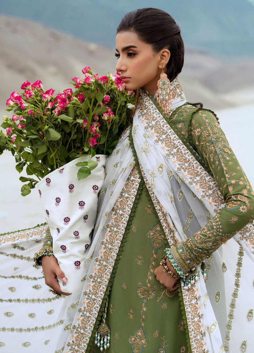 Raqs by Aik Atelier Embroidered Lawn Suits Unstitched 3 Piece AIK25RQ D-06 - Summer Collection