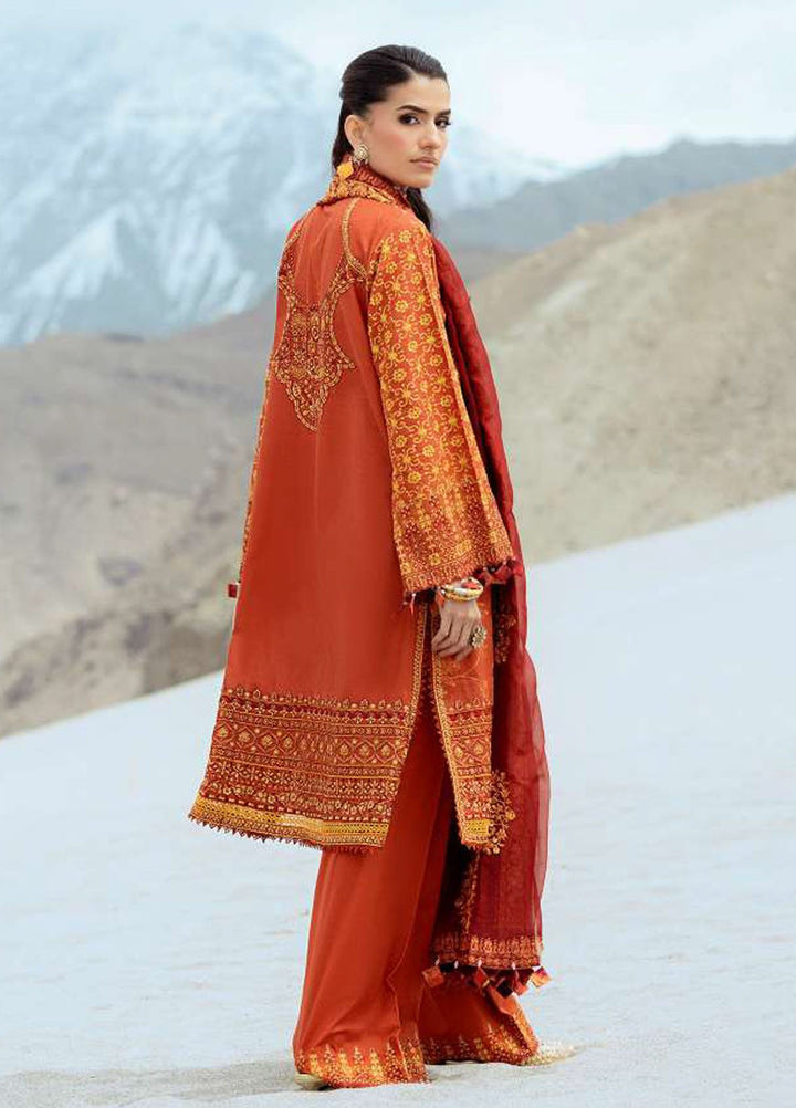 Raqs by Aik Atelier Embroidered Lawn Suits Unstitched 3 Piece AIK25RQ D-07 - Summer Collection