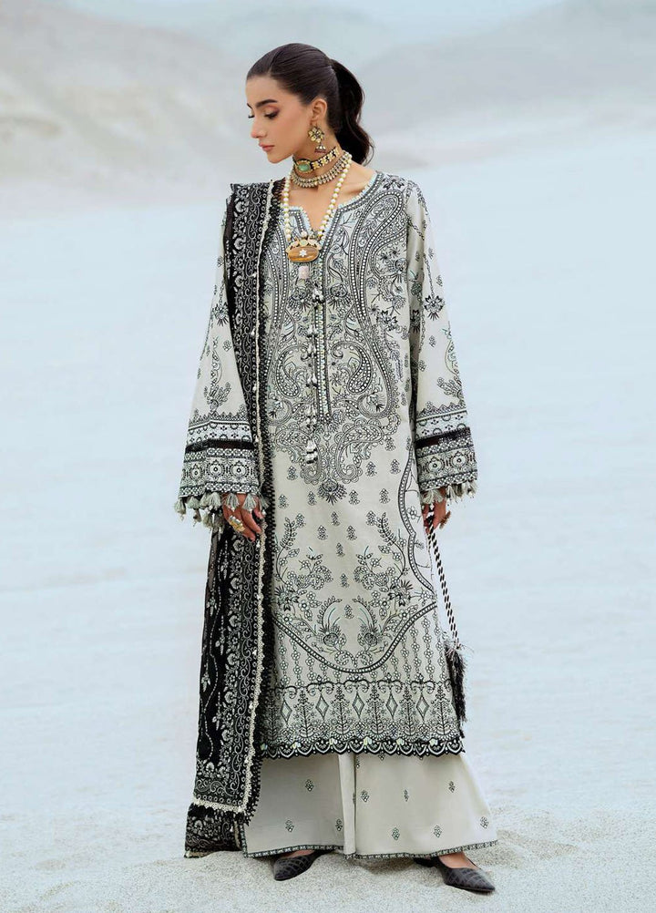 Raqs by Aik Atelier Embroidered Lawn Suits Unstitched 3 Piece AIK25RQ D-08 - Summer Collection