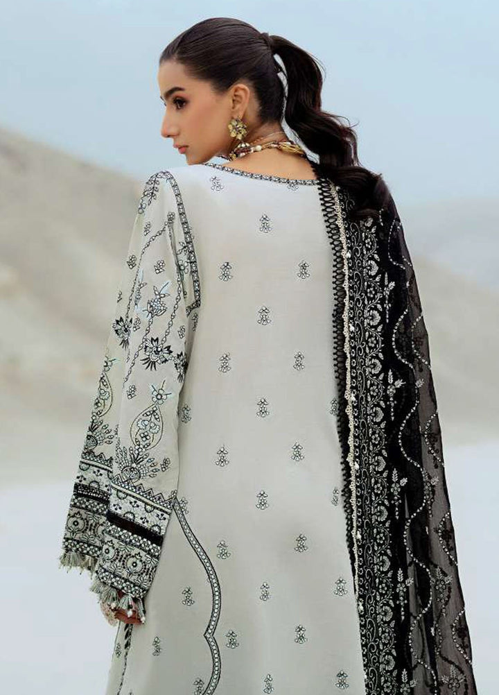 Raqs by Aik Atelier Embroidered Lawn Suits Unstitched 3 Piece AIK25RQ D-08 - Summer Collection